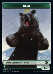 Bear // Spirit Double-sided Token [Double Masters 2022 Tokens] | Dumpster Cat Games