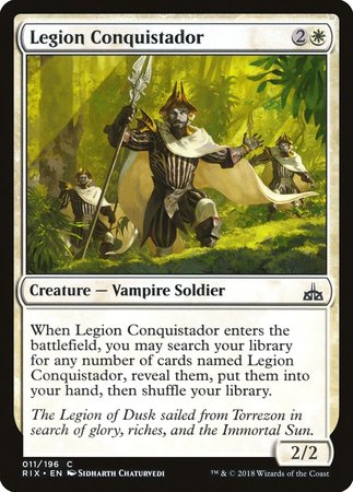 Legion Conquistador [Rivals of Ixalan] | Dumpster Cat Games