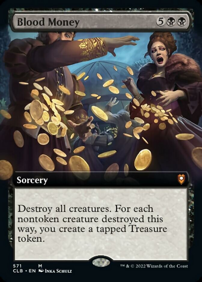 Blood Money (Extended Art) [Commander Legends: Battle for Baldur's Gate] | Dumpster Cat Games