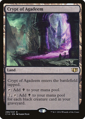 Crypt of Agadeem [Commander 2014] | Dumpster Cat Games