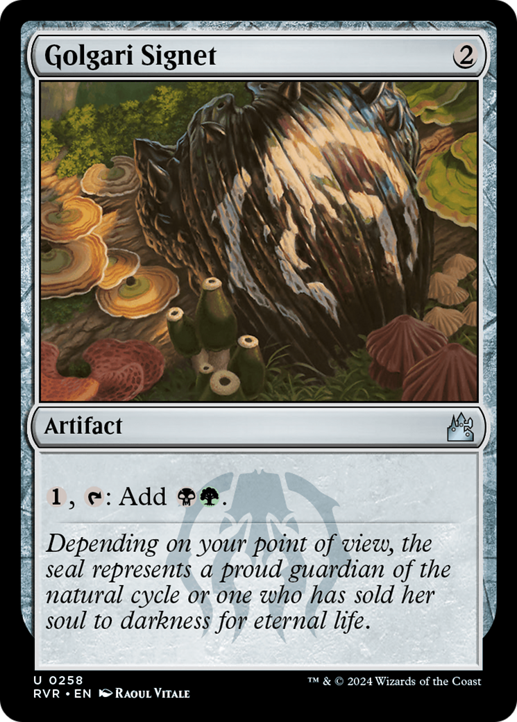 Golgari Signet [Ravnica Remastered] | Dumpster Cat Games