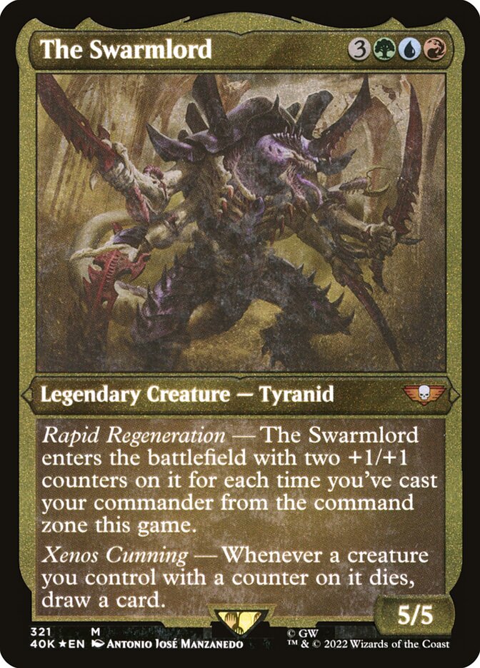 The Swarmlord (Display Commander) [Warhammer 40,000] | Dumpster Cat Games