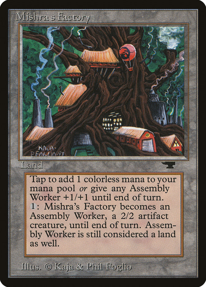 Mishra's Factory (Dark Green Background) [Antiquities] | Dumpster Cat Games