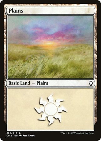 Plains (281) [Commander Anthology Volume II] | Dumpster Cat Games