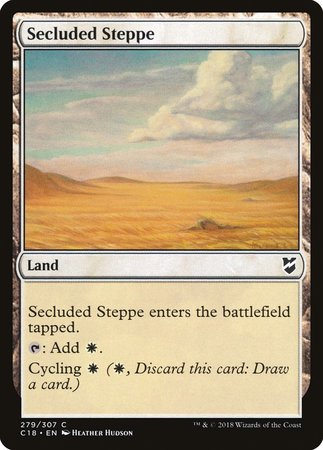 Secluded Steppe [Commander 2018] | Dumpster Cat Games