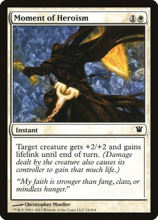Moment of Heroism [Innistrad] | Dumpster Cat Games