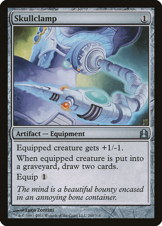 Skullclamp [Commander 2011] | Dumpster Cat Games