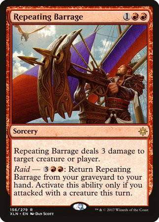 Repeating Barrage [Ixalan] | Dumpster Cat Games