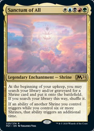 Sanctum of All [Core Set 2021] | Dumpster Cat Games