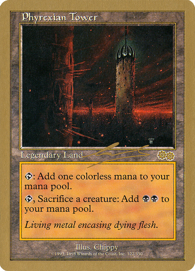 Phyrexian Tower (Nicolas Labarre) [World Championship Decks 2000] | Dumpster Cat Games