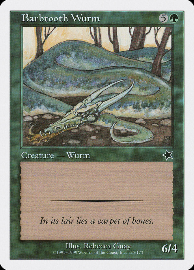 Barbtooth Wurm [Starter 1999] | Dumpster Cat Games