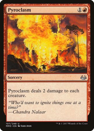 Pyroclasm [Modern Masters 2017] | Dumpster Cat Games