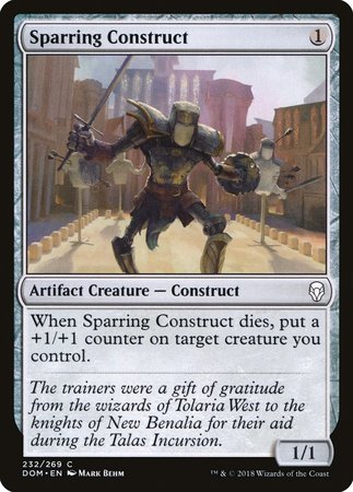 Sparring Construct [Dominaria] | Dumpster Cat Games