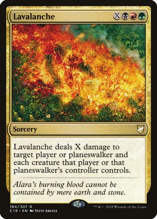 Lavalanche [Commander 2018] | Dumpster Cat Games