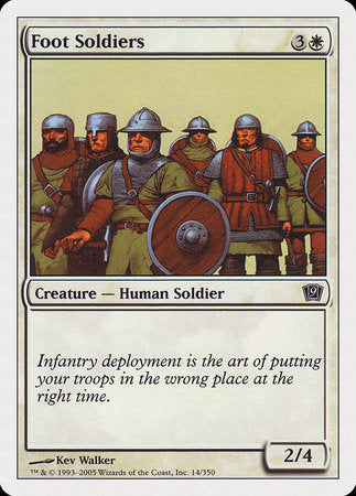 Foot Soldiers [Ninth Edition] | Dumpster Cat Games