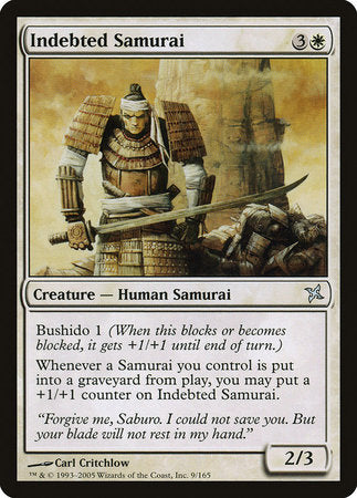 Indebted Samurai [Betrayers of Kamigawa] | Dumpster Cat Games