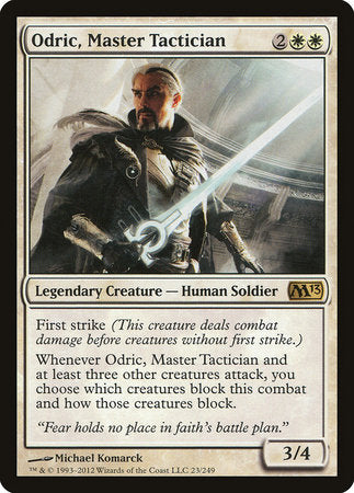 Odric, Master Tactician [Magic 2013] | Dumpster Cat Games