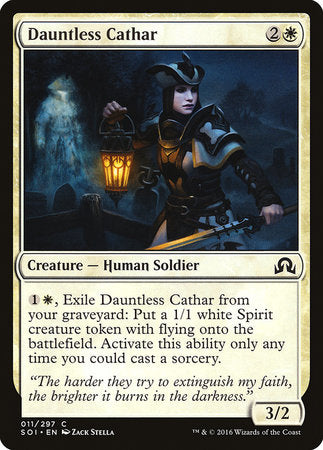 Dauntless Cathar [Shadows over Innistrad] | Dumpster Cat Games