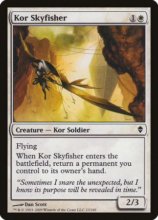 Kor Skyfisher [Zendikar] | Dumpster Cat Games