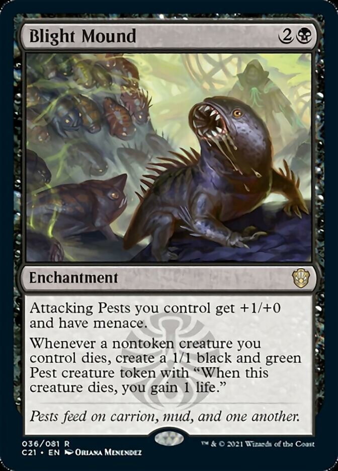 Blight Mound [Commander 2021] | Dumpster Cat Games