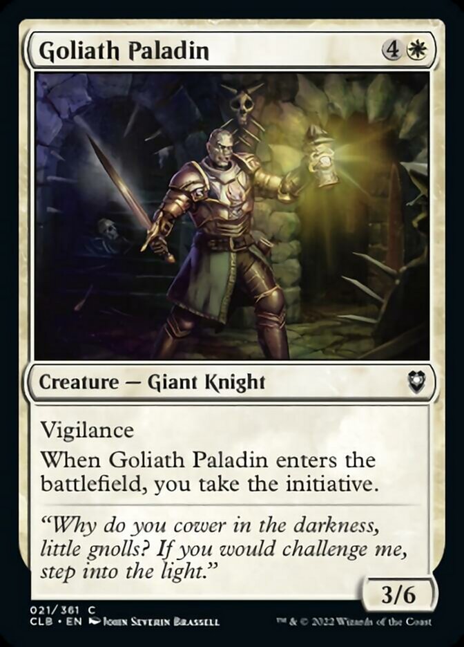 Goliath Paladin [Commander Legends: Battle for Baldur's Gate] | Dumpster Cat Games
