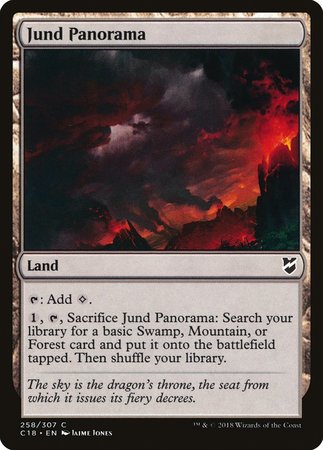 Jund Panorama [Commander 2018] | Dumpster Cat Games