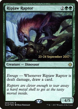 Ripjaw Raptor [Ixalan Promos] | Dumpster Cat Games
