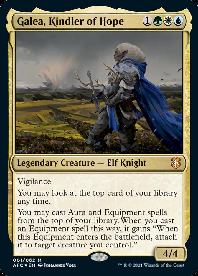 Galea, Kindler of Hope [Dungeons & Dragons: Adventures in the Forgotten Realms Commander] | Dumpster Cat Games