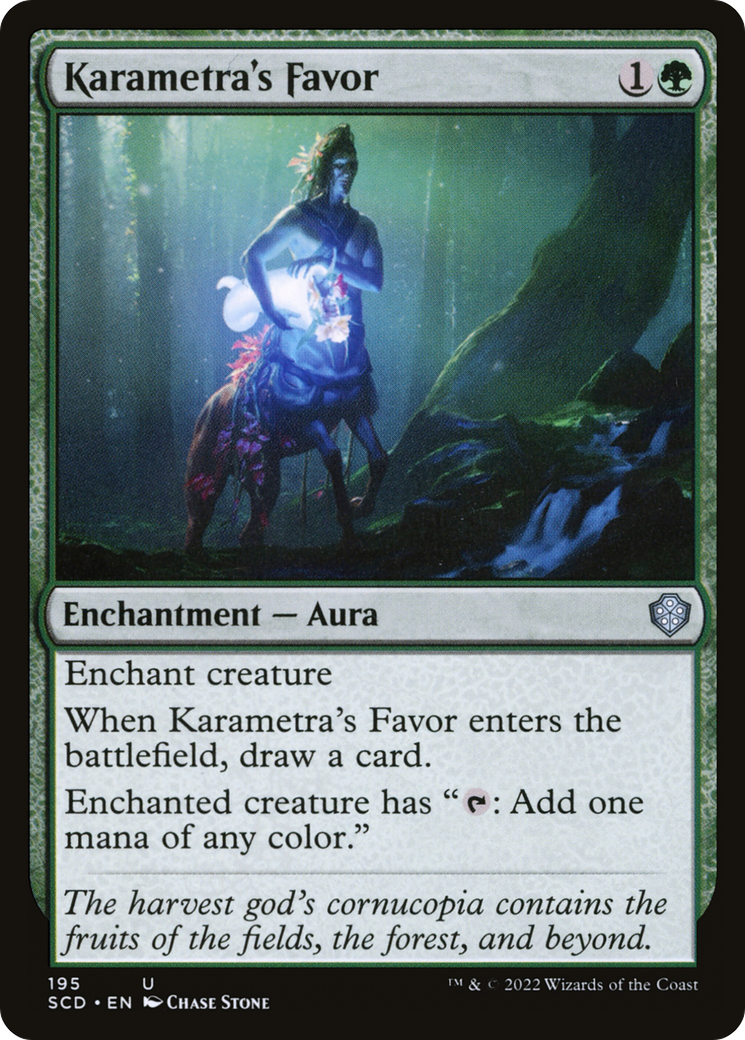 Karametra's Favor [Starter Commander Decks] | Dumpster Cat Games