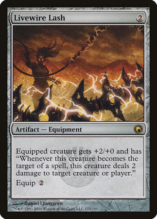 Livewire Lash [Scars of Mirrodin] | Dumpster Cat Games