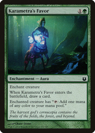 Karametra's Favor [Born of the Gods] | Dumpster Cat Games