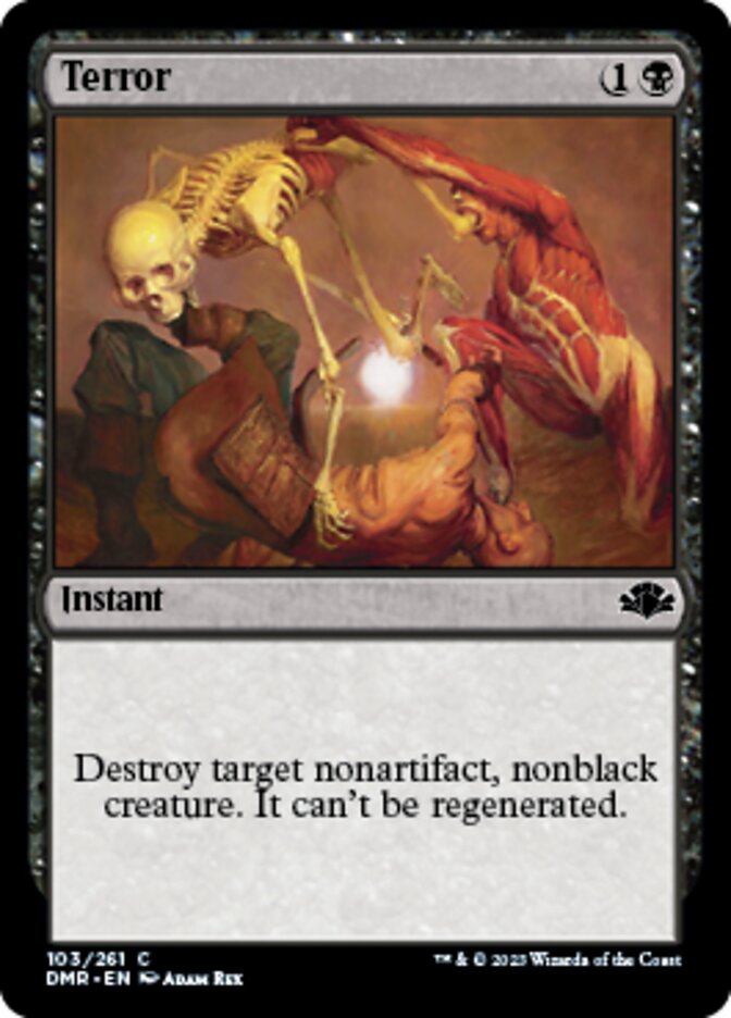 Terror [Dominaria Remastered] | Dumpster Cat Games