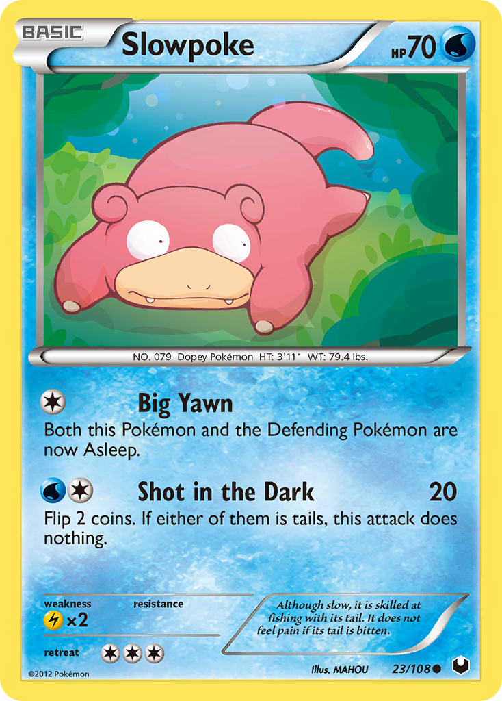 Slowpoke (23/108) [Black & White: Dark Explorers] | Dumpster Cat Games