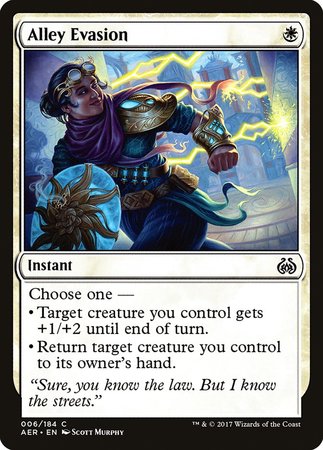 Alley Evasion [Aether Revolt] | Dumpster Cat Games