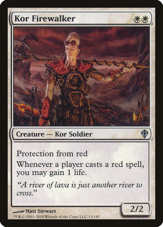Kor Firewalker [Worldwake] | Dumpster Cat Games