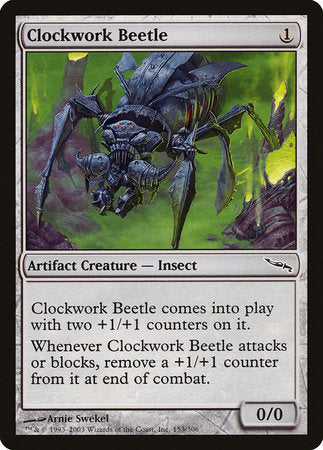 Clockwork Beetle [Mirrodin] | Dumpster Cat Games