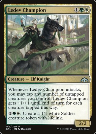 Ledev Champion [Guilds of Ravnica] | Dumpster Cat Games