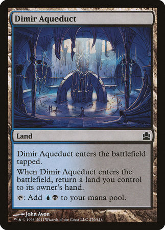 Dimir Aqueduct [Commander 2011] | Dumpster Cat Games