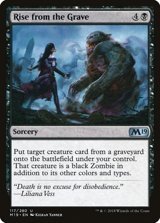 Rise from the Grave [Core Set 2019] | Dumpster Cat Games