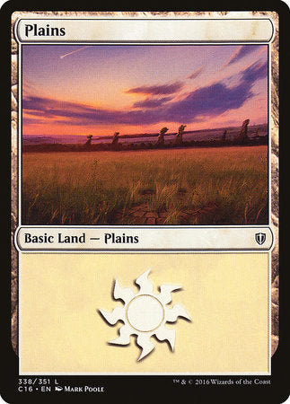 Plains (338) [Commander 2016] | Dumpster Cat Games