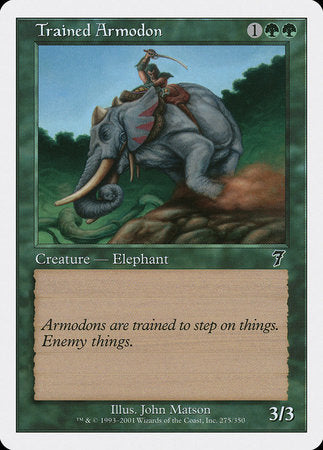 Trained Armodon [Seventh Edition] | Dumpster Cat Games