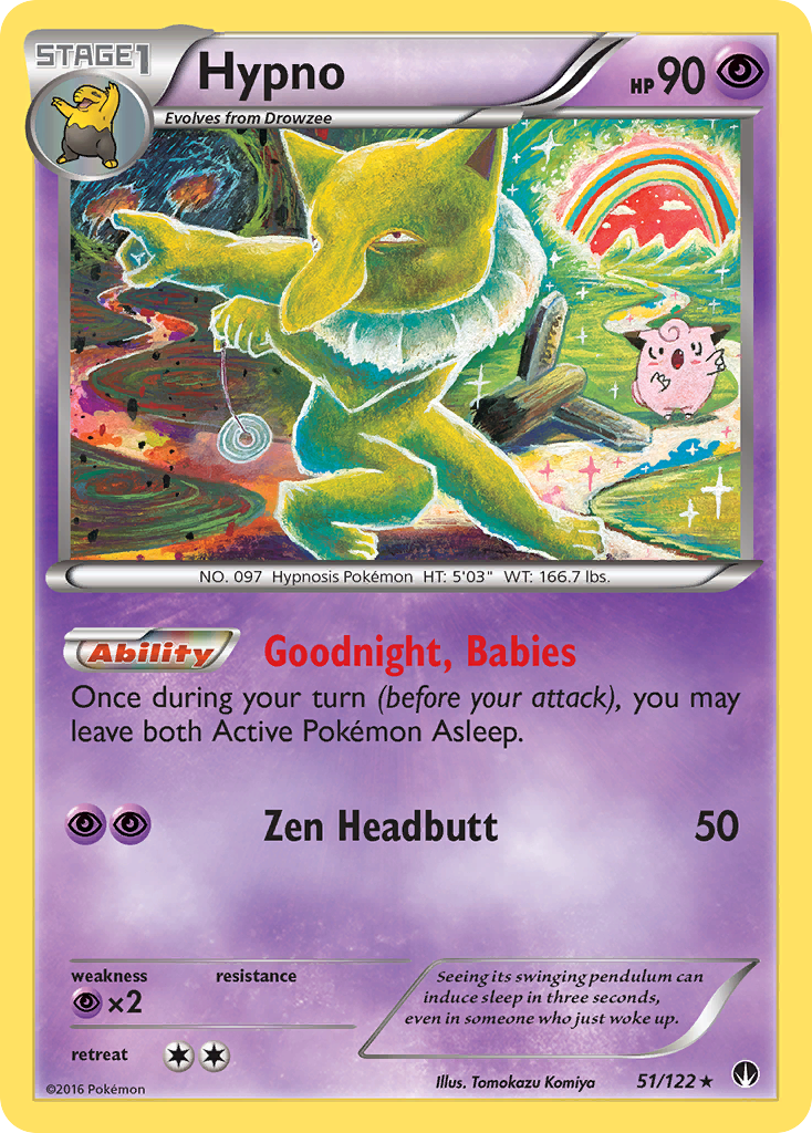 Hypno (51/122) [XY: BREAKpoint] | Dumpster Cat Games