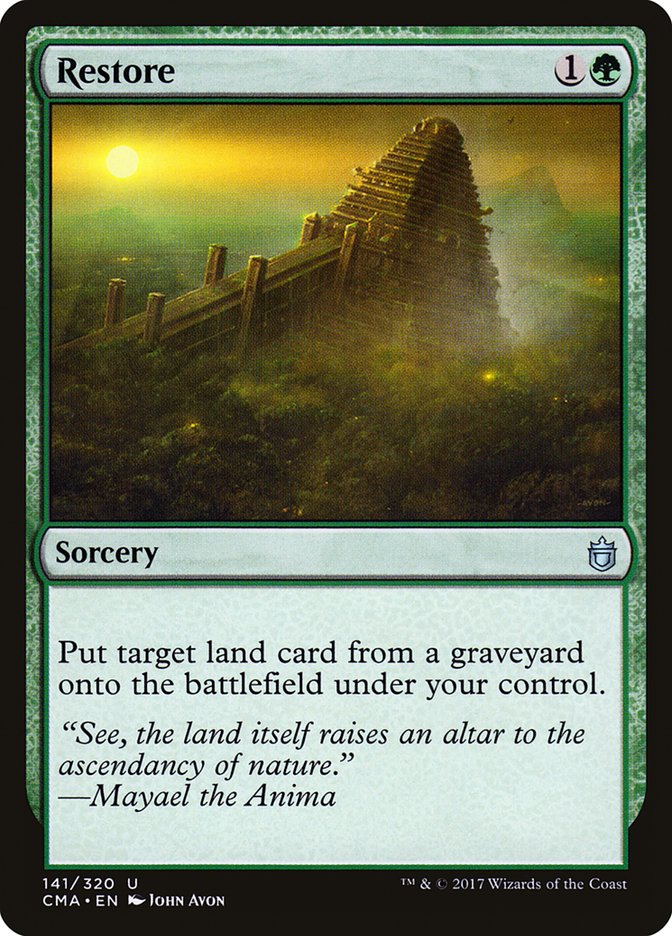 Restore [Commander Anthology] | Dumpster Cat Games