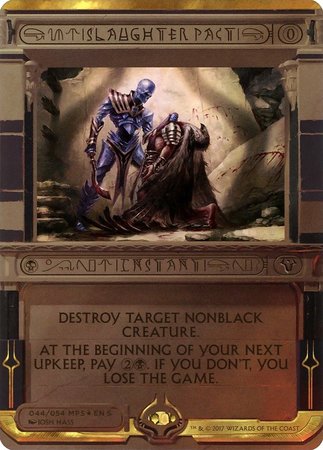 Slaughter Pact [Amonkhet Invocations] | Dumpster Cat Games