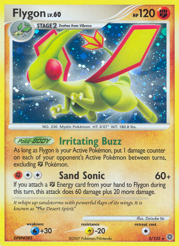 Flygon (5/132) [Diamond & Pearl: Secret Wonders] | Dumpster Cat Games