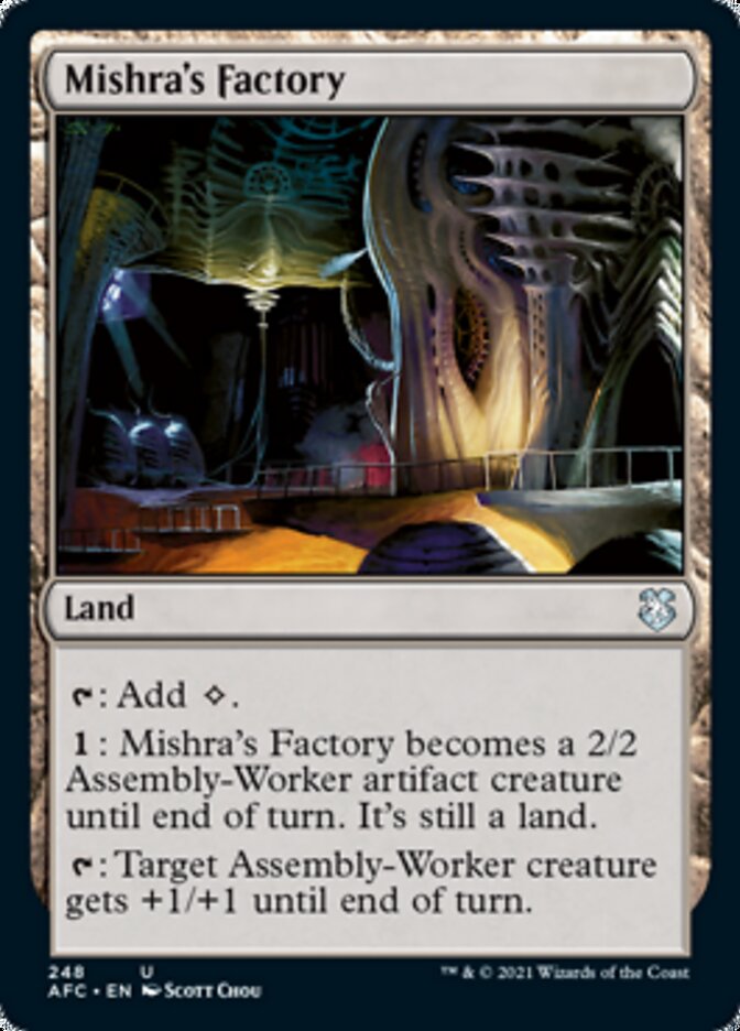 Mishra's Factory [Dungeons & Dragons: Adventures in the Forgotten Realms Commander] | Dumpster Cat Games