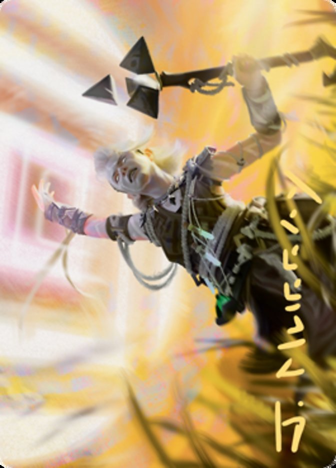 Kor Celebrant Art Card (Gold-Stamped Signature) [Zendikar Rising Art Series] | Dumpster Cat Games