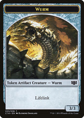 Wurm (033/036) // Goat Double-sided Token [Commander 2014 Tokens] | Dumpster Cat Games