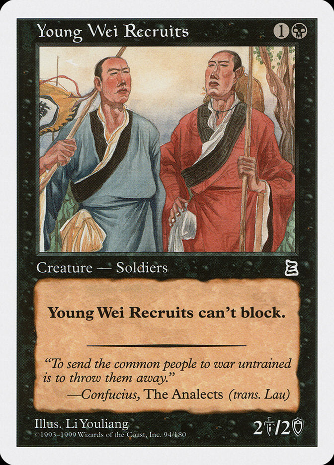 Young Wei Recruits [Portal Three Kingdoms] | Dumpster Cat Games