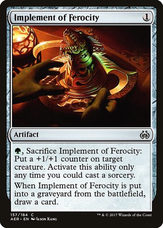 Implement of Ferocity [Aether Revolt] | Dumpster Cat Games